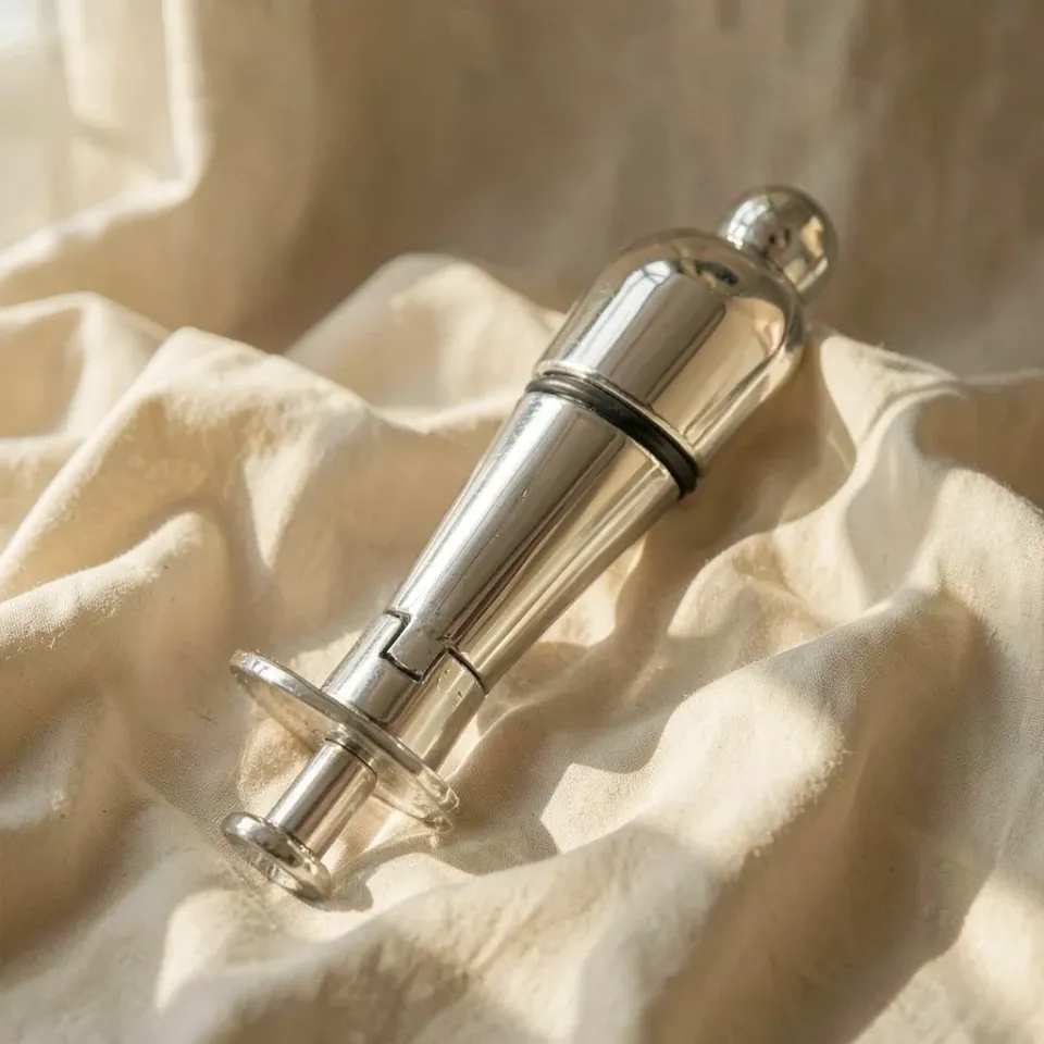 Metal Hard plug anale con serratura acciaio espandibile