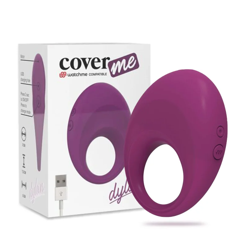 CoverMe Dylan anello vibrante coppia silicone