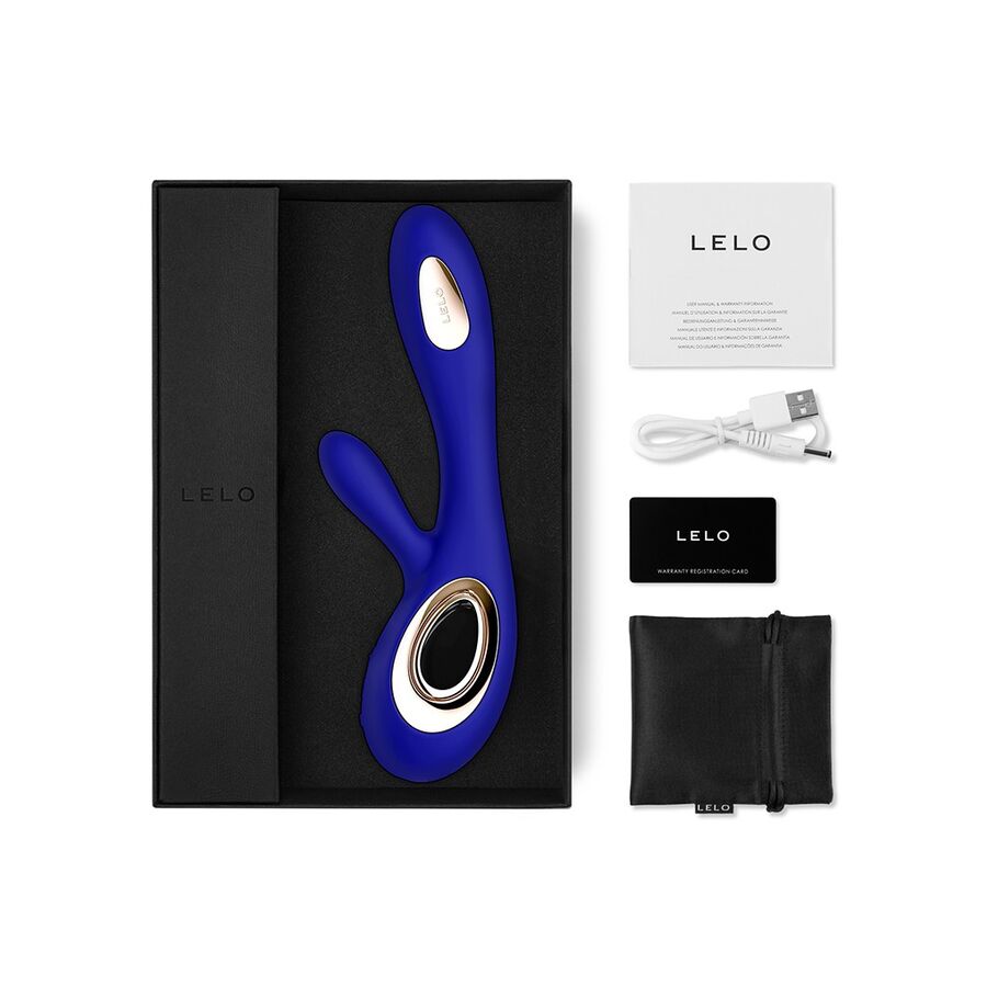 LELO Soraya Wave vibratore rabbit punto G blu notte