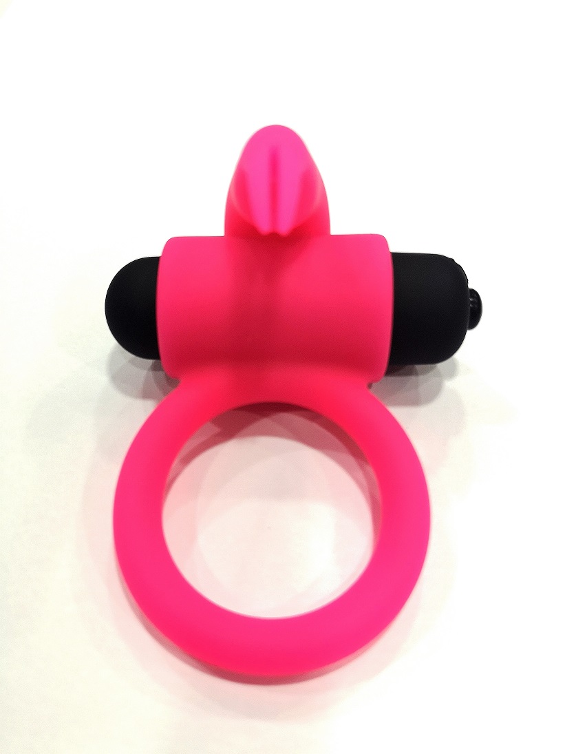 Love Hit by Virgite E9 anello vibratore rosa silicone