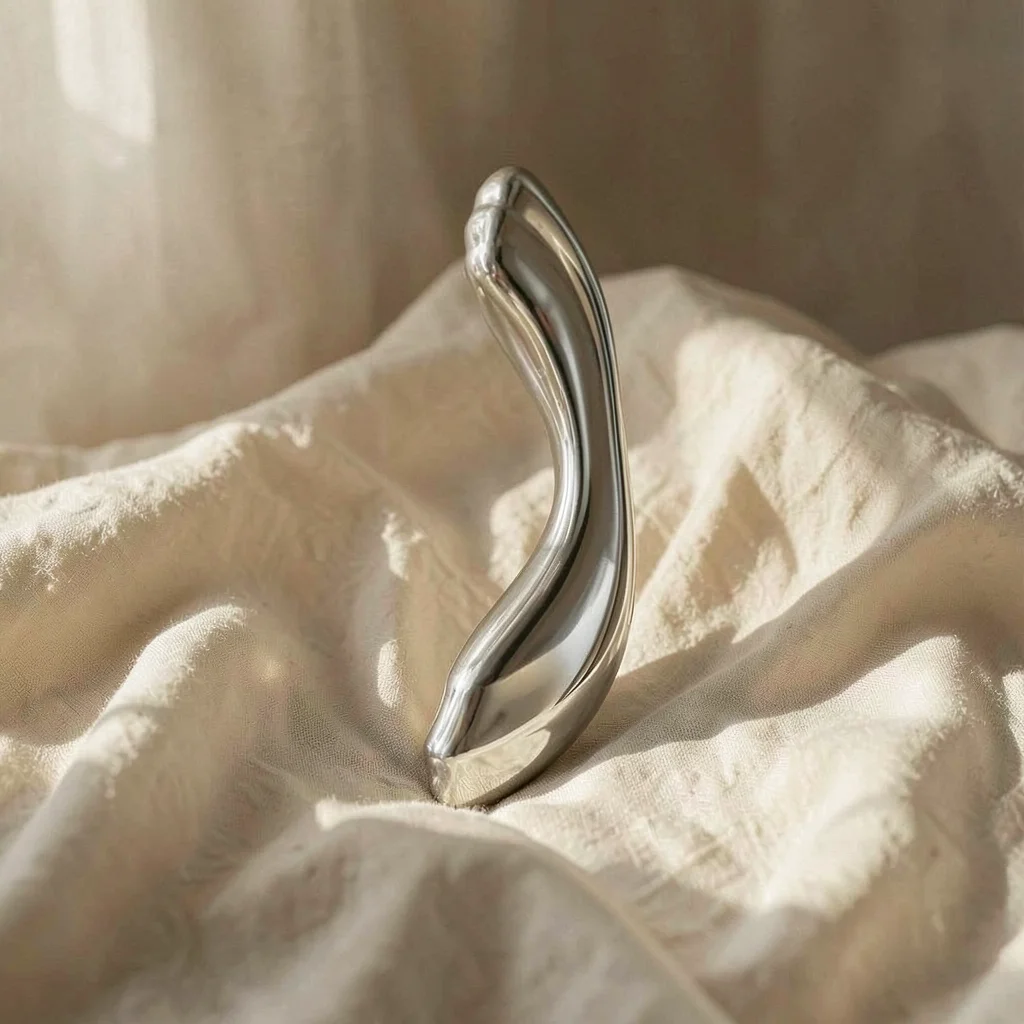Satisfyer Pure Gravity 2 dildo acciaio doppia estremita