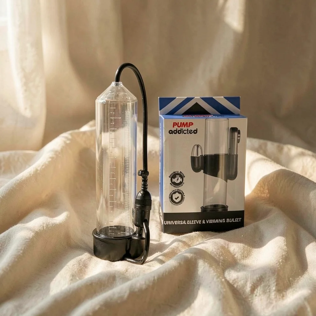 Pump Addicted RX5 pompa pene trasparente con vibratore