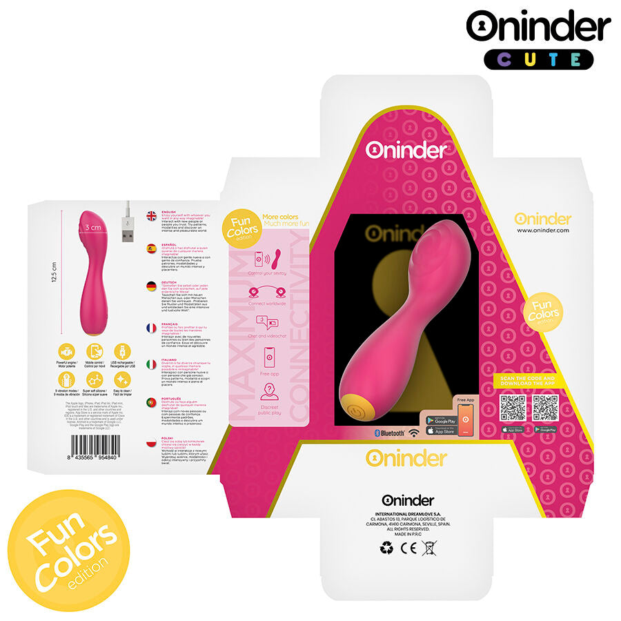 Oninder Cute Tapping mini vibratore tapping 9 modi
