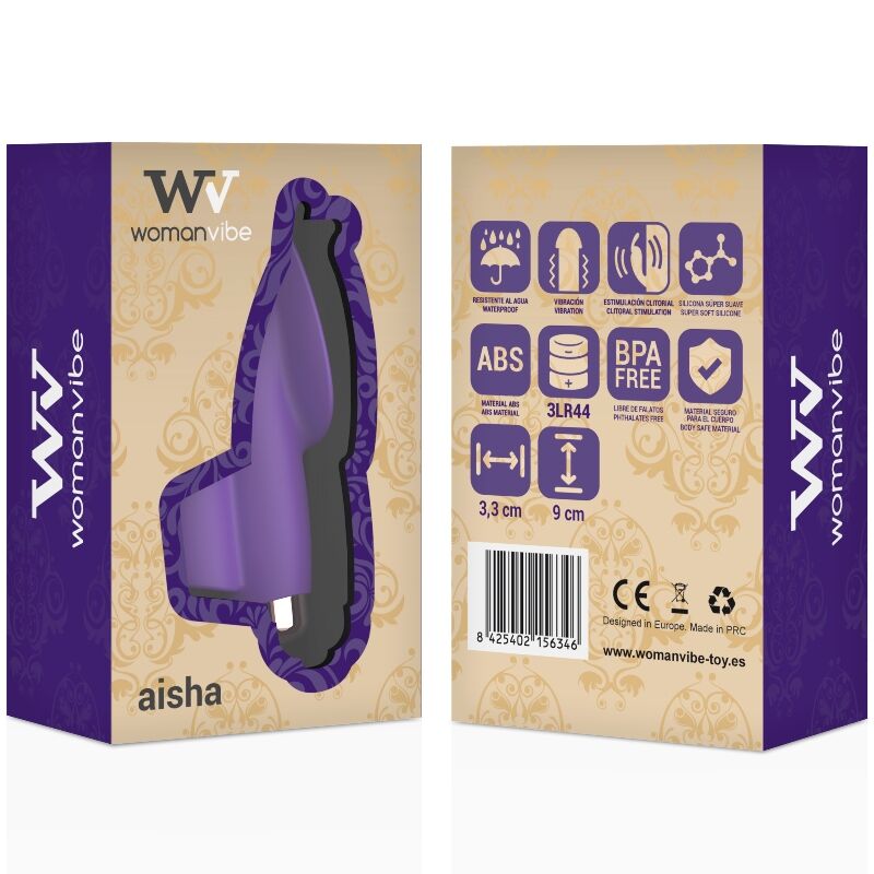 Womanvibe Aisha stimolatore clitoride da dito silenzioso