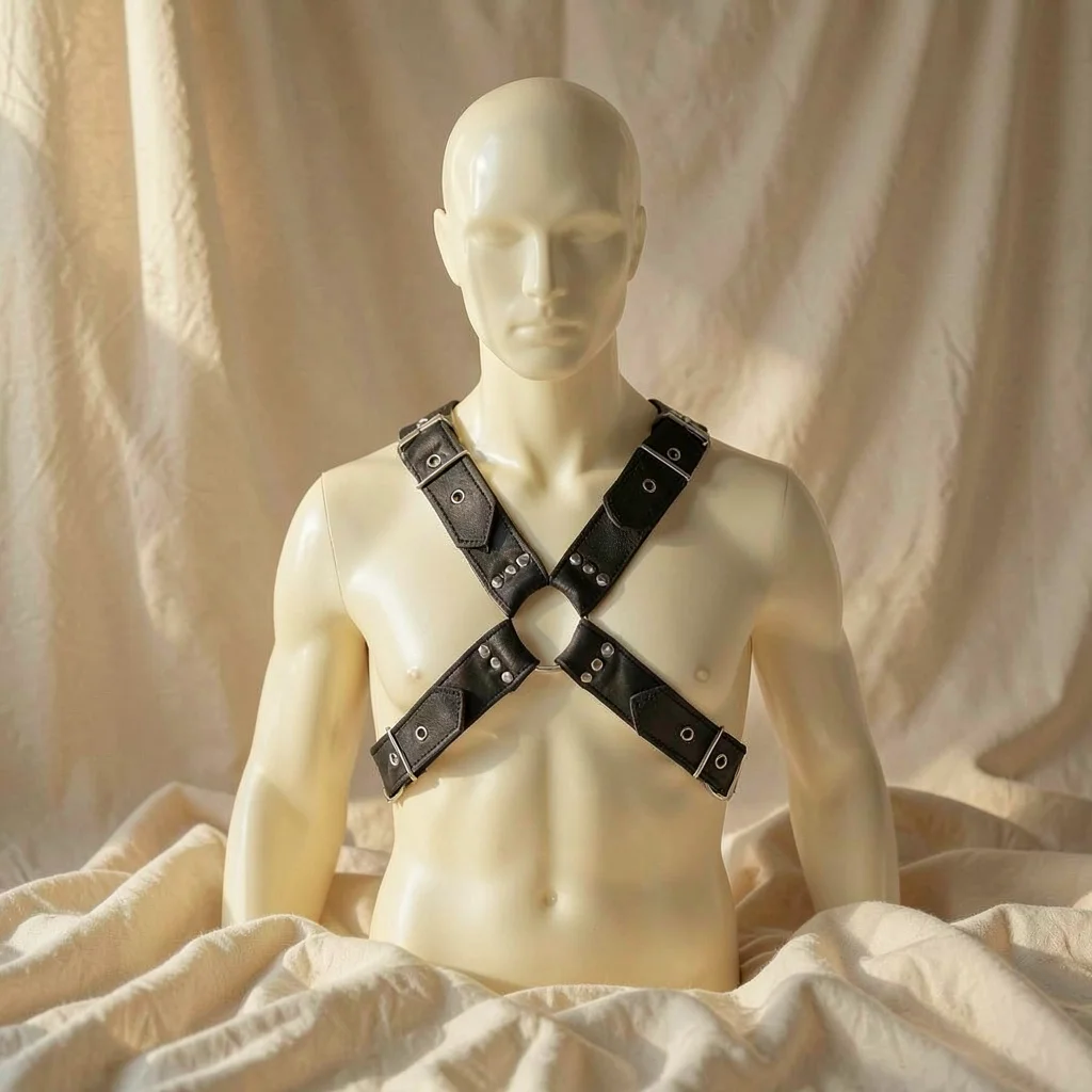 Leather Body imbracatura pelle con fibbie regolabile S-XL