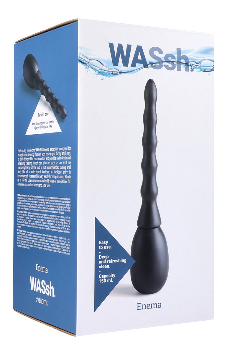 Wassh clistere anale nero 150 ml