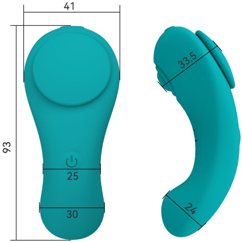 Armony Pleasure Panty vibratore indossabile verde telecomando