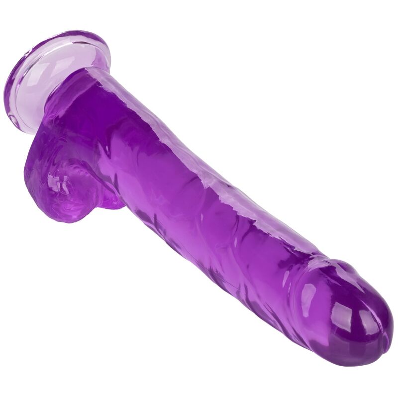CalExotics Size Queen dildo realistico viola ventosa
