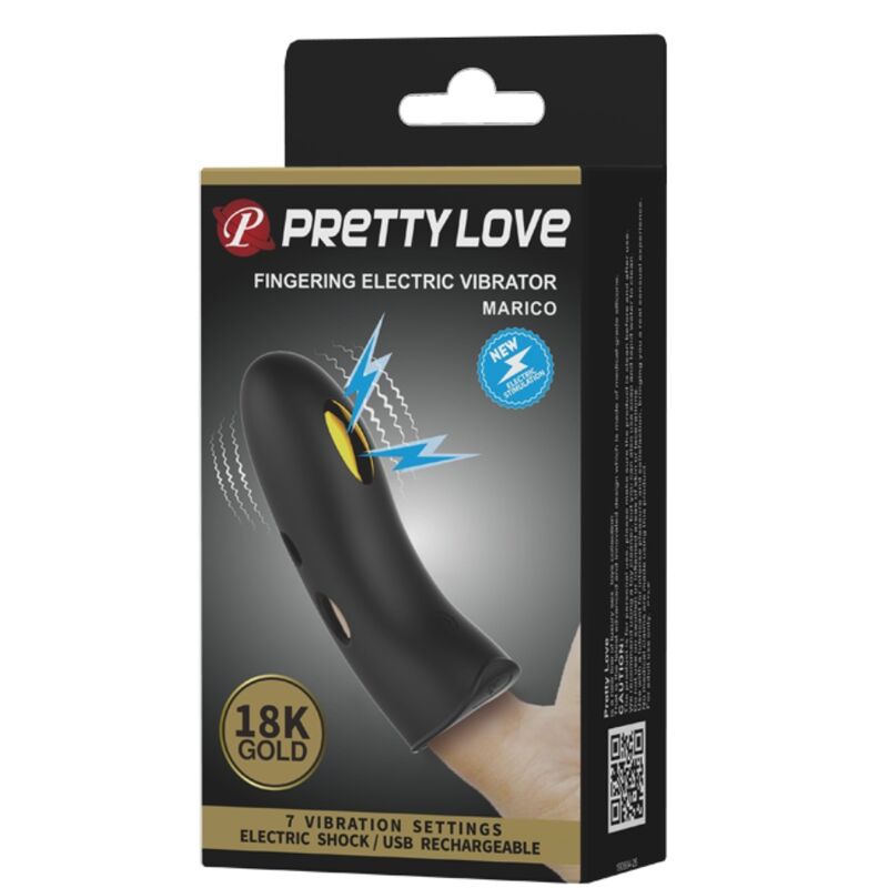 Pretty Love Marico stimolatore dito oro 7 modalità