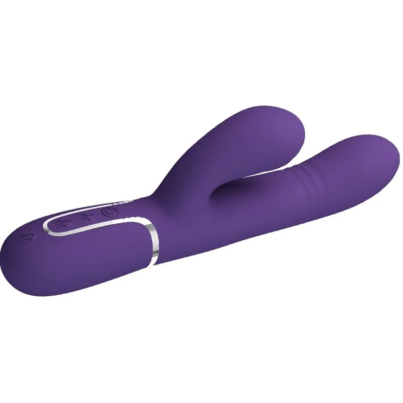 Pretty Love G-Spot Multifunzione vibratore rabbit viola 4 movimenti
