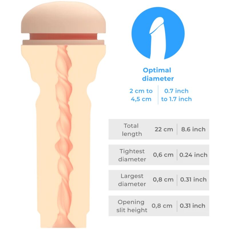 Kiiroo Feel Stroker Butt Flesh masturbatore extra stretto