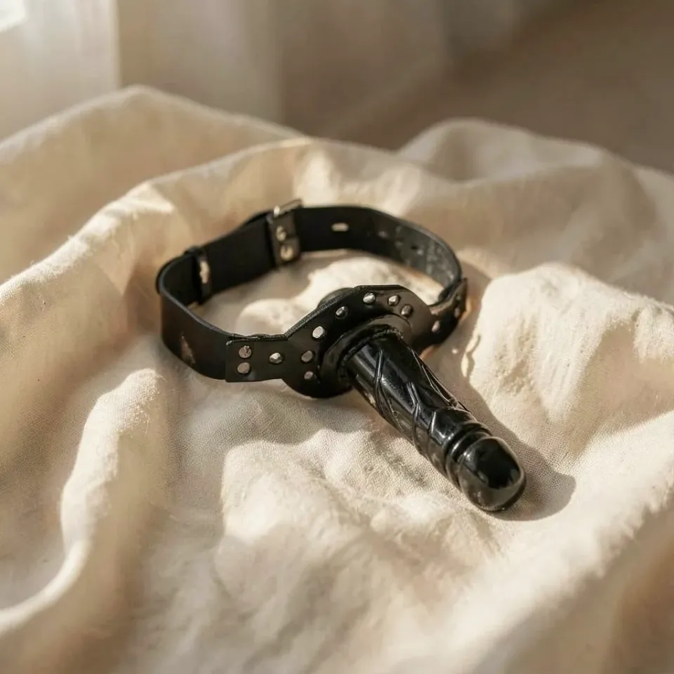 Fetish Fantasy Ball Gag Deluxe bavaglio con dildo 13 cm