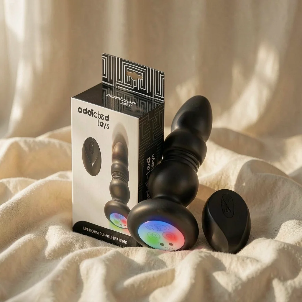 Addicted Toys Plug Anale Vibrante LED con telecomando