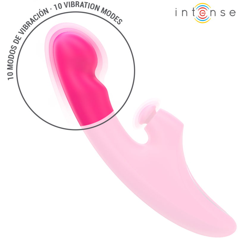 Intense Emi rosa vibratore clitoride aspirazione 13,5 cm