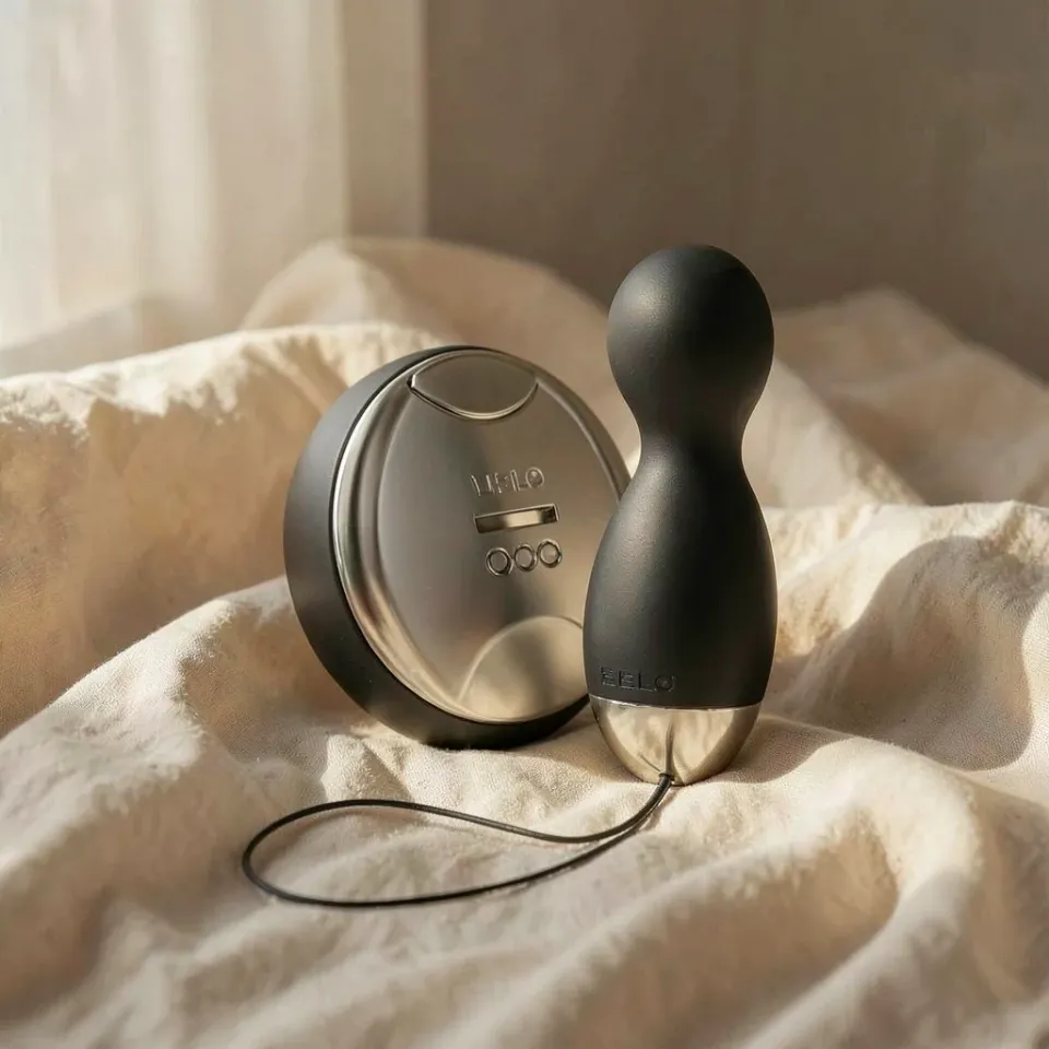 LELO Hula Beads ovulo vibrante nero telecomandato