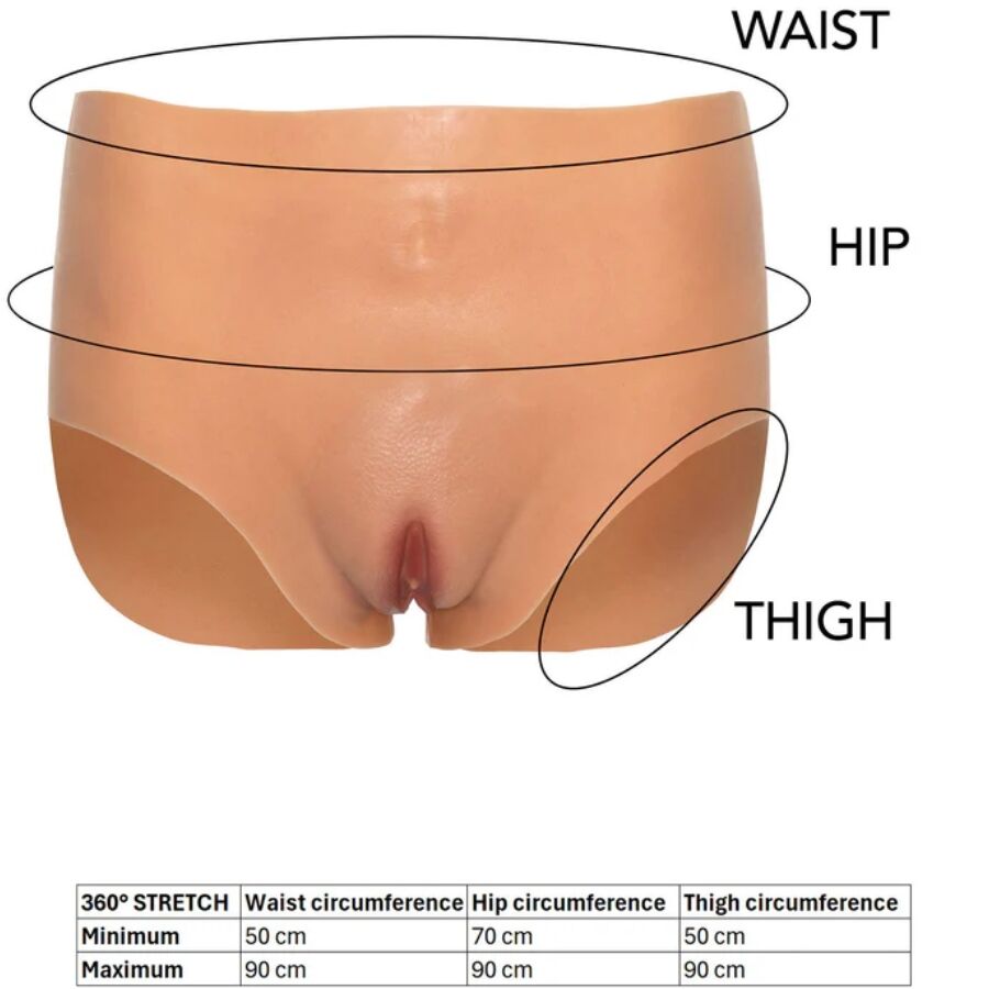 Hidden Desire Alter Ego slip anatomico silicone carne S-L
