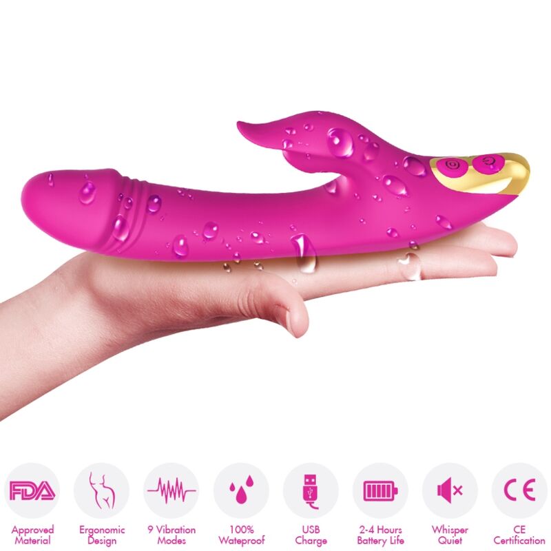 Armony Doppio Ritmo vibratore succhia clitoride ricaricabile