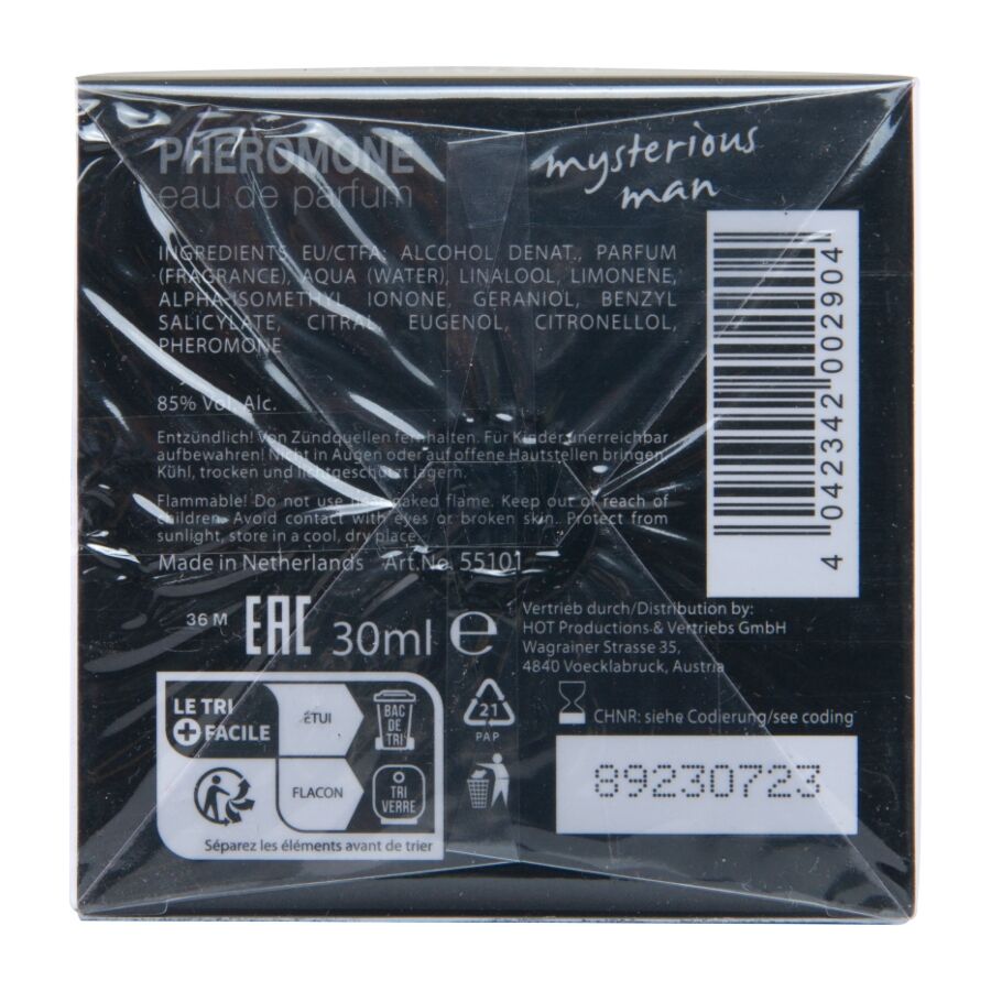 HOT Londra Uomo Misterioso profumo feromoni 30 ml speziato