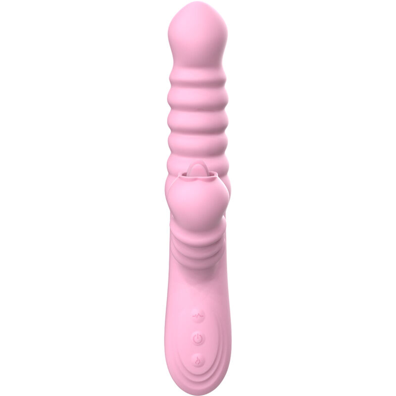 Armony Lingua Viva vibratore riscaldante rosa