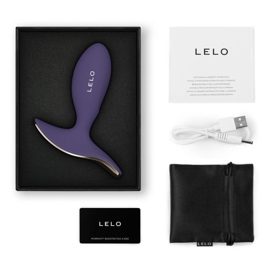 LELO Surfer 2 plug vibrante viola impermeabile