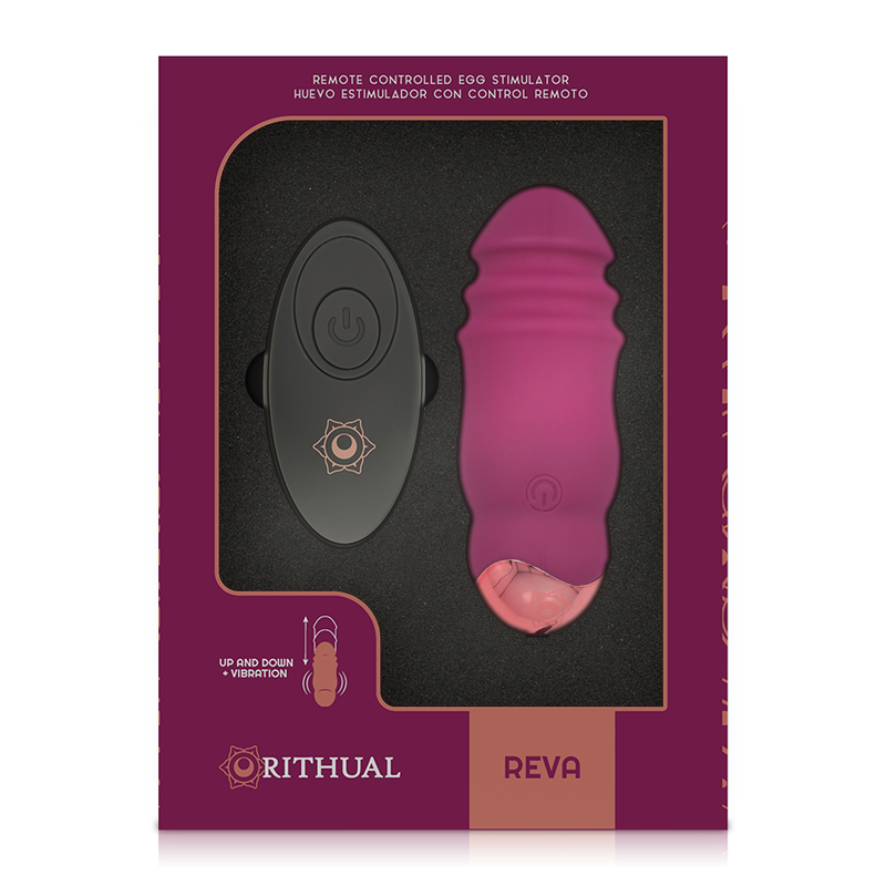 Rithual Reva Egg ovetto vibrante telecomando Up&Down 10 modi