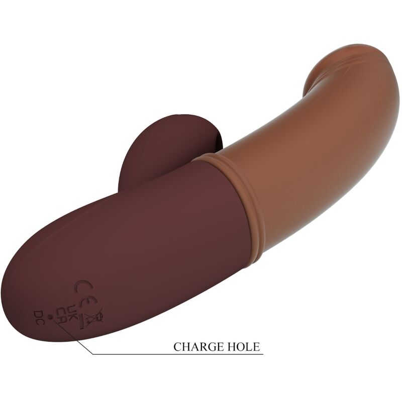 Pretty Love Kane vibratore rabbit marrone aspirazione