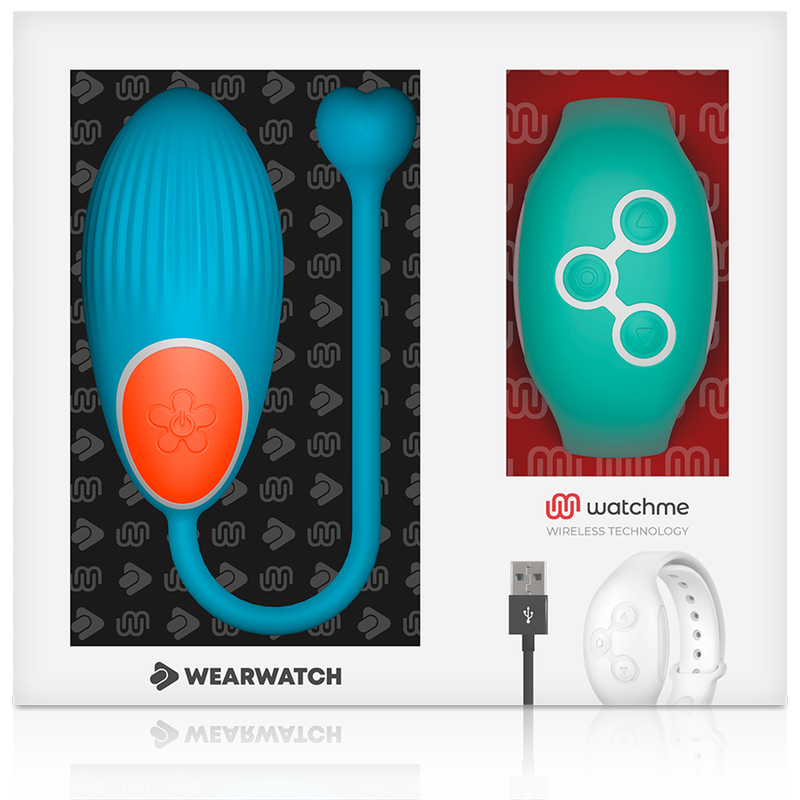 Wearwatch Egg ovulo vibrante telecomando blu acquamarina