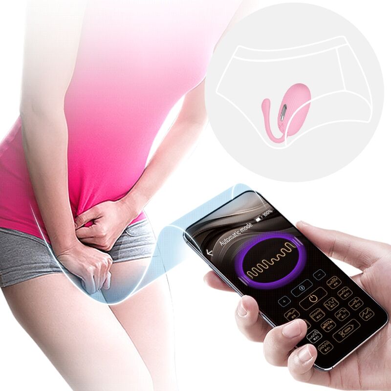 Pretty Love Doreen Pink uovo vibrante app rosa