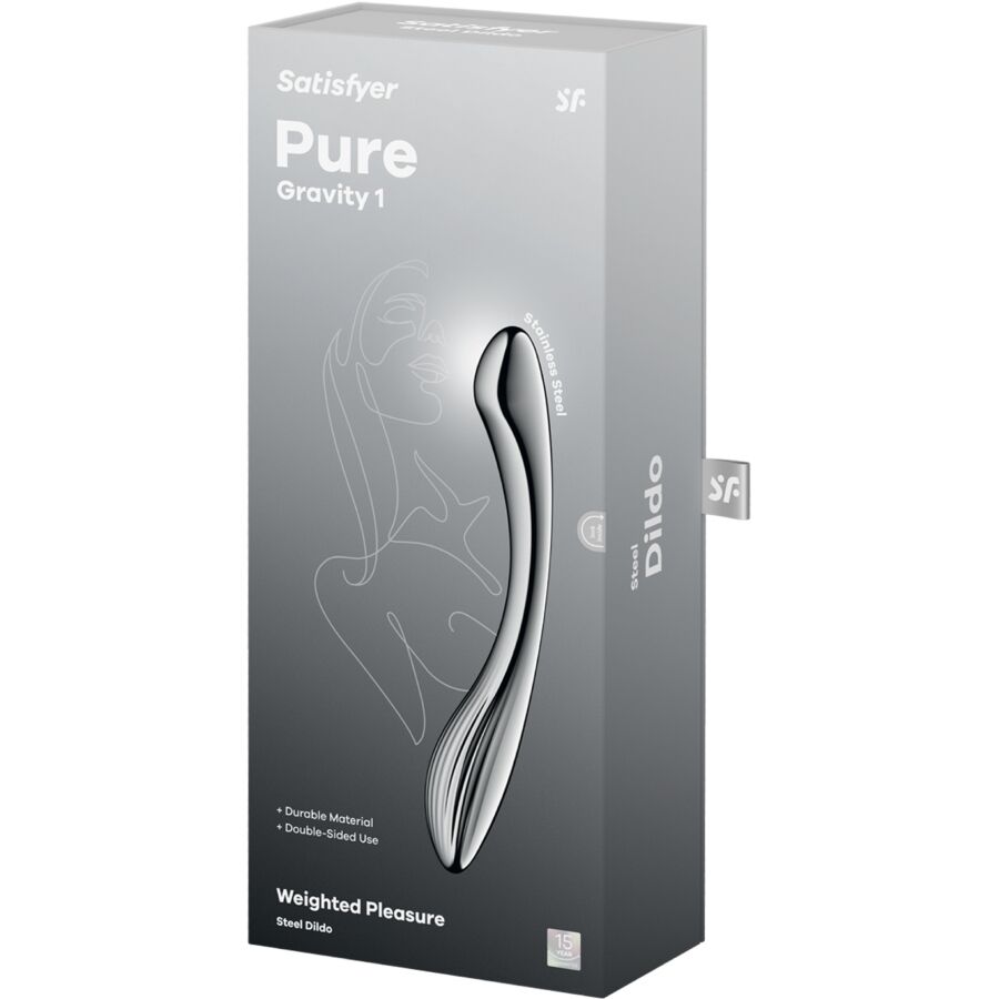 Satisfyer Pure Gravity 1 dildo acciaio punto G