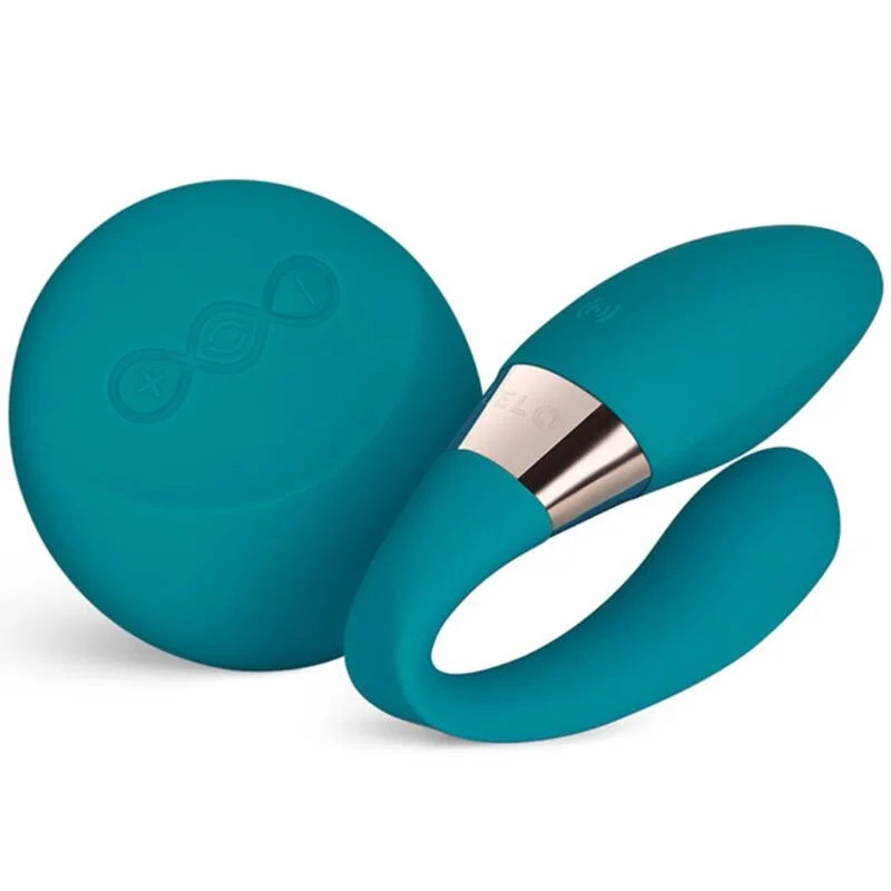 LELO Tiani Duo vibratore di coppia blu con telecomando