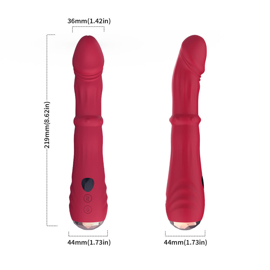 Armony A-Spot Heat vibratore rosso riscaldante