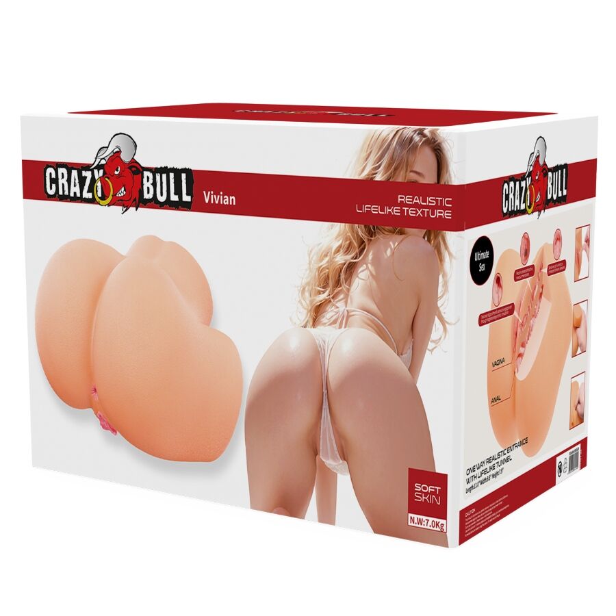Frutille Crazy Bull Vivian masturbatore 7 kg 2 ingressi