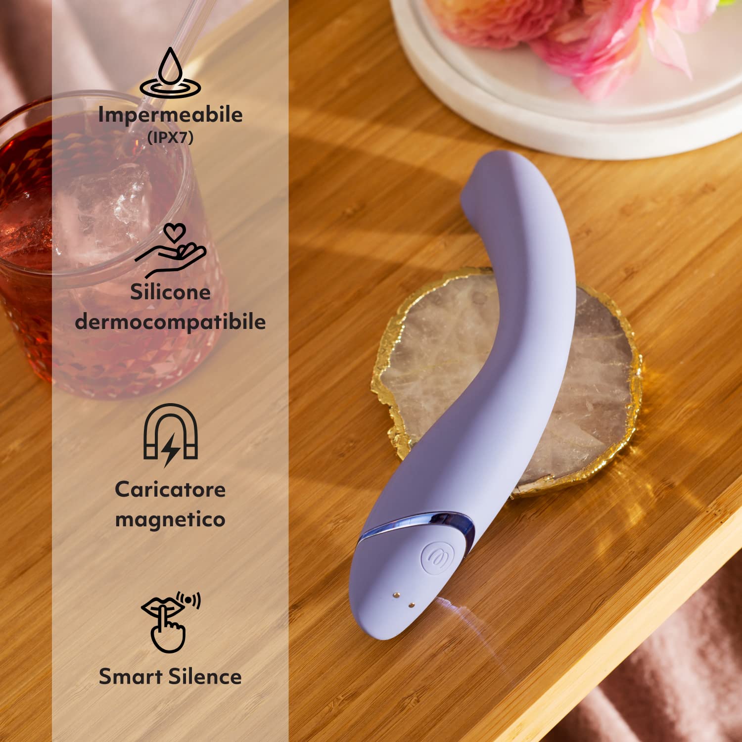 Womanizer OG stimolatore clitorideo lilla Pleasure Air