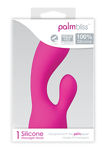 Palm Power Bliss testina massaggiatore silicone waterproof