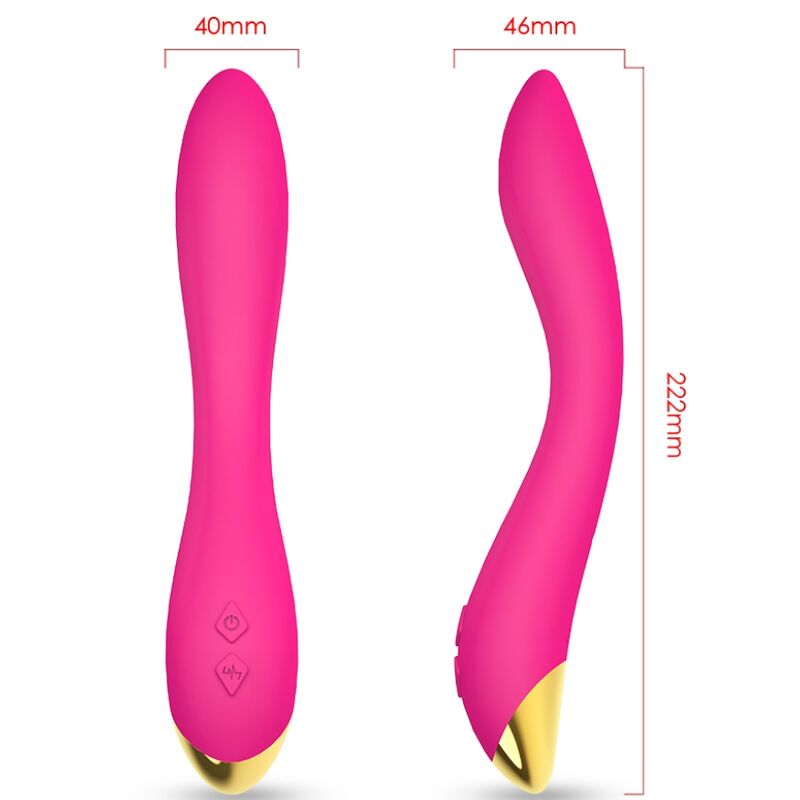 Armony Flamingo vibratore punto G clitoride flessibile 9 modi