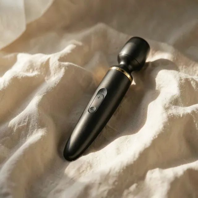 Satisfyer Wand-er Woman vibratore wand nero 50 funzioni