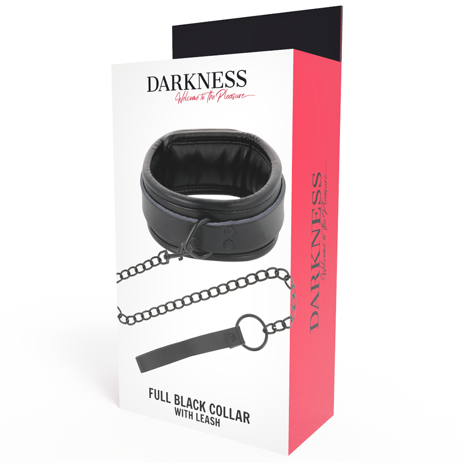 Darkness Collare Posturale collare con catena
