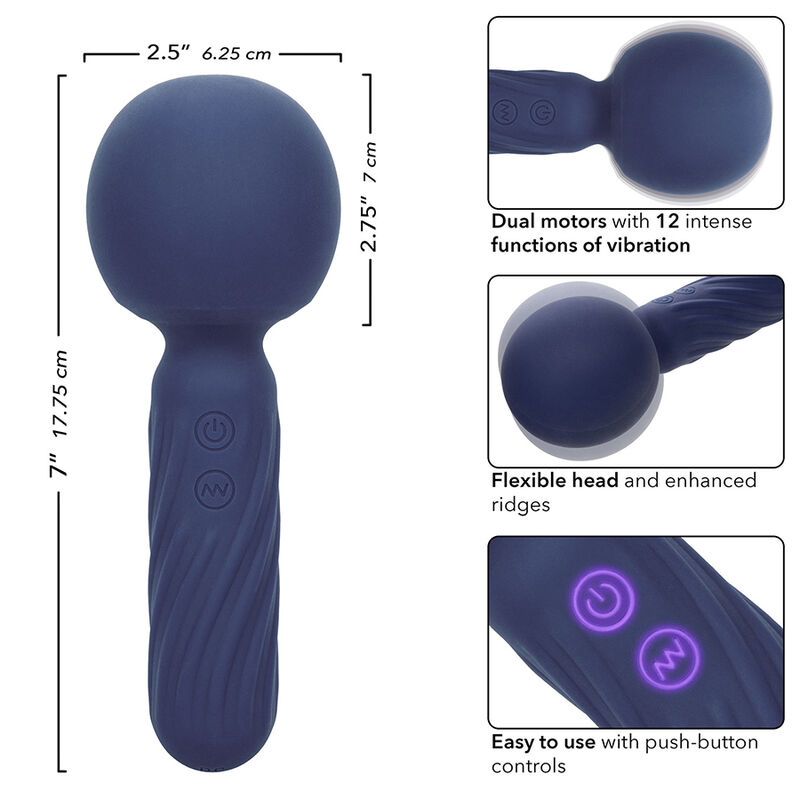 CalExotics Charisma Seduction vibratore viola 12 funzioni