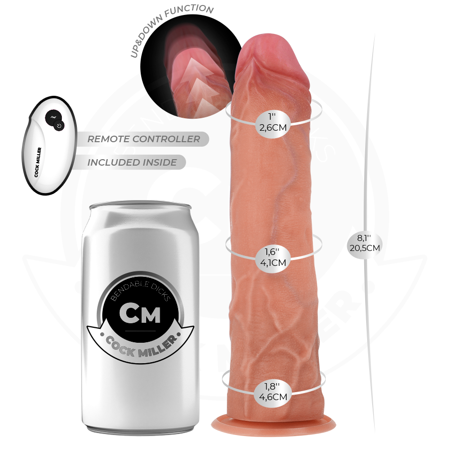 Cock Miller Thrust 20,5 cm vibratore spinta telecomando