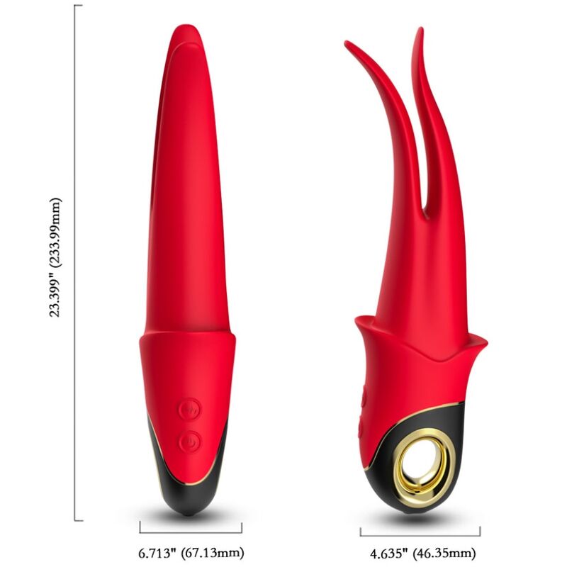 Armony Ombra stimolatore clitoride lingua rosso