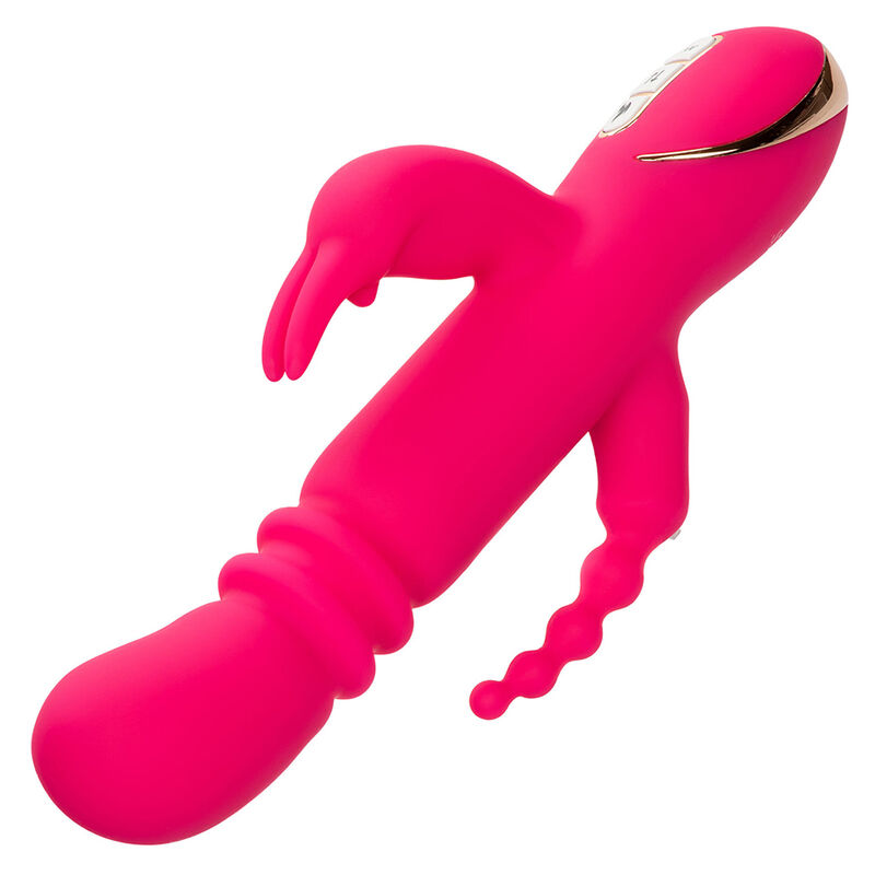 CalExotics Jack Fantasy Heated vibratore rabbit rosa
