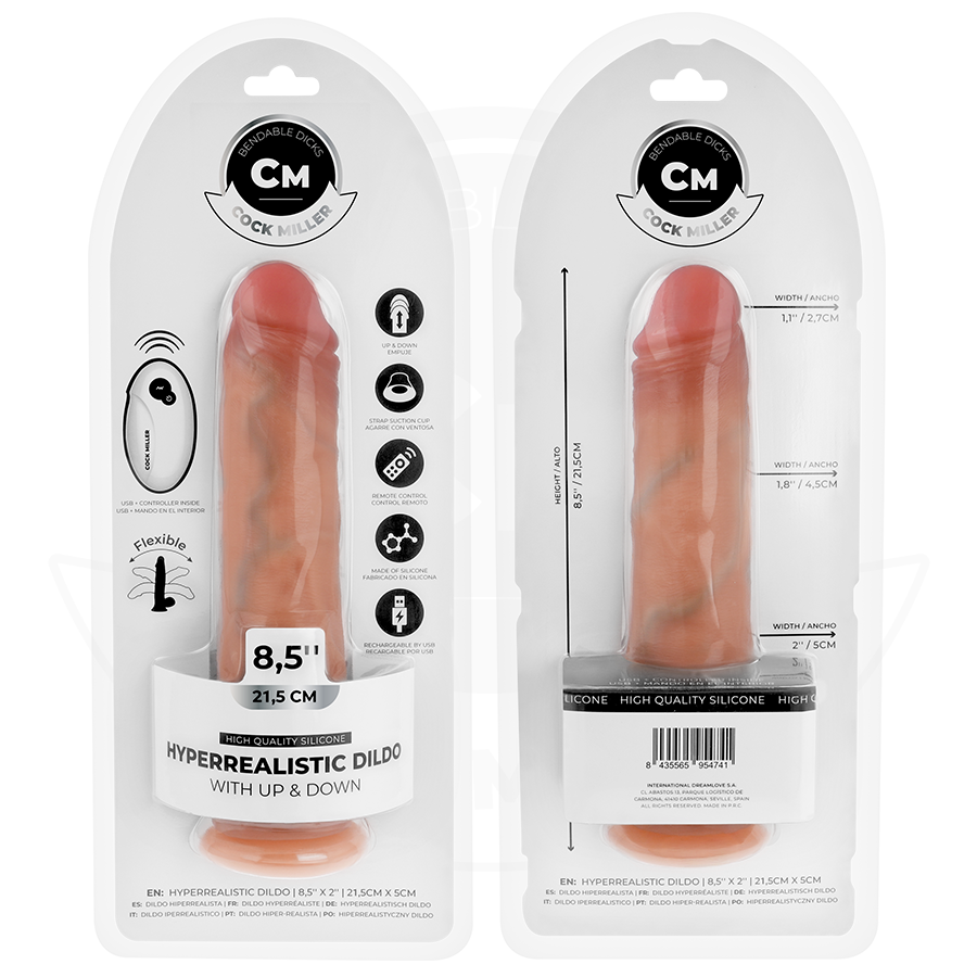 Cock Miller Thrust dildo con spinta 21,5 cm