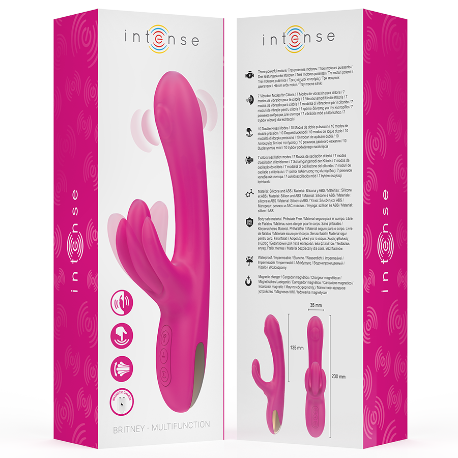 Intense Britney vibratore rabbit 3 motori