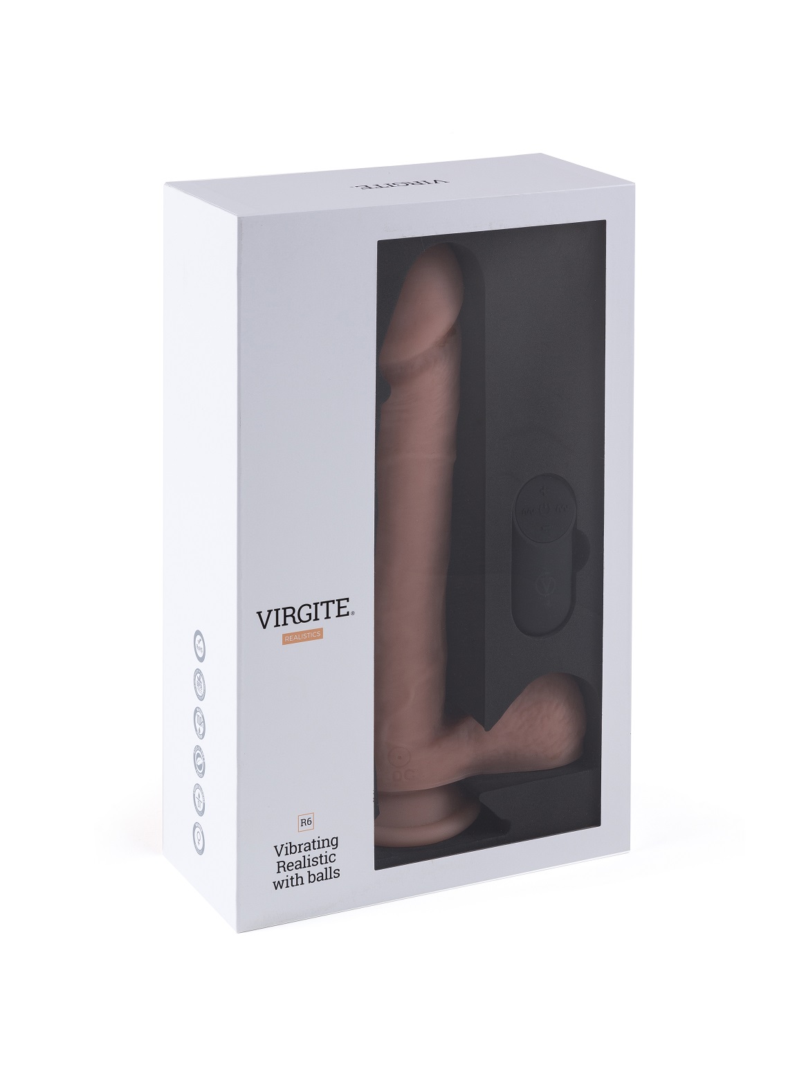 Virgite Love Hit R6 Vibratore Realistico 24,5 cm telecomando