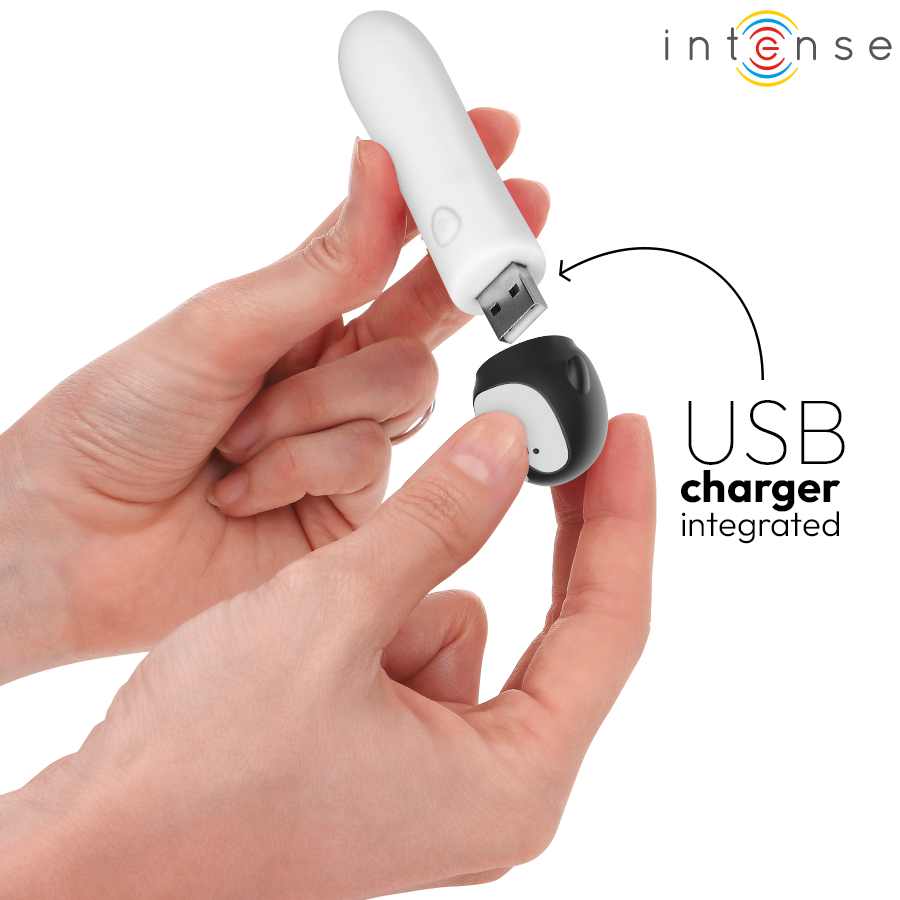 Intense Rico vibratore clitorideo bianco 8 modalità