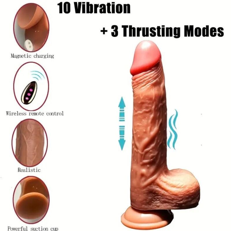 Armony Vibratore Realistico 22 cm telecomando 12 modi