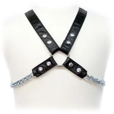 Leather Body Catena II imbracatura pelle catene