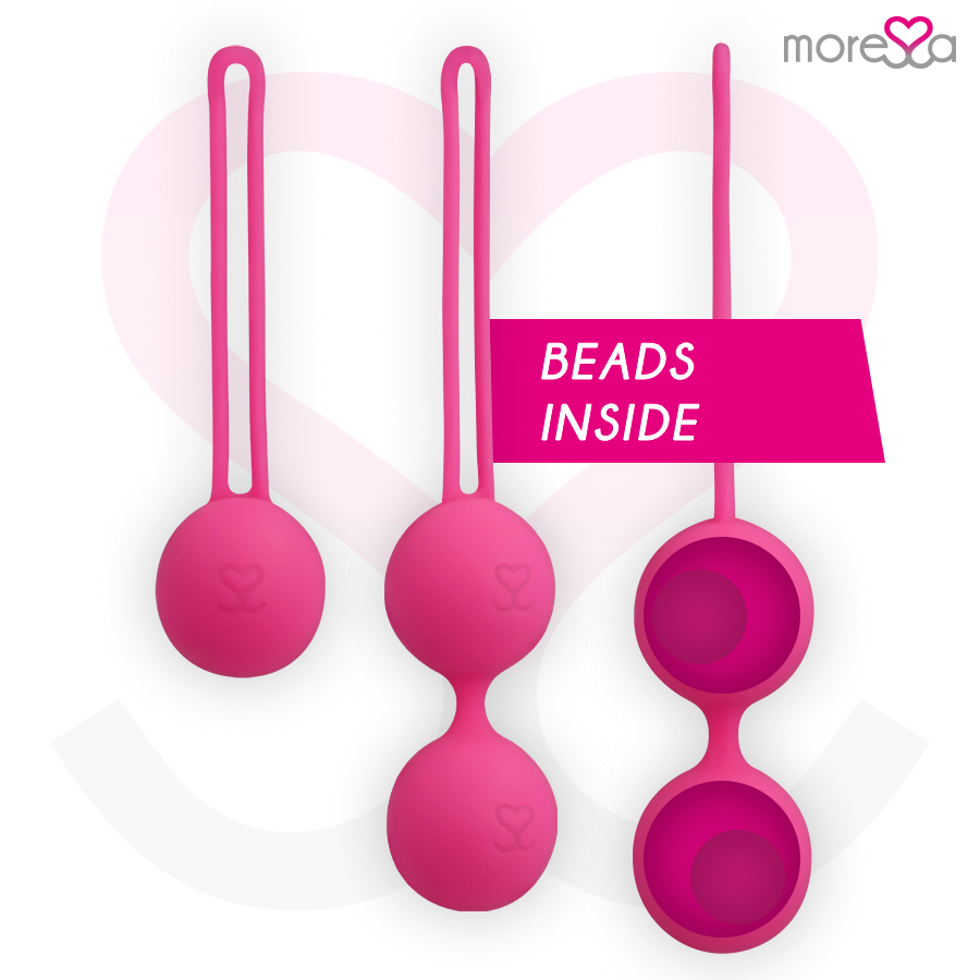 Moressa Osian Set palline vaginali rosa 3 pezzi