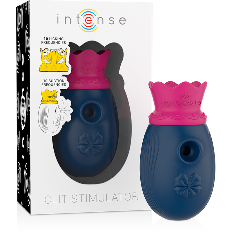 Intense Clit Stimulator stimolatore clitoride blu aspirazione