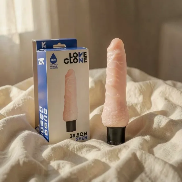LoveClone Sven vibratore realistico autolubrificante